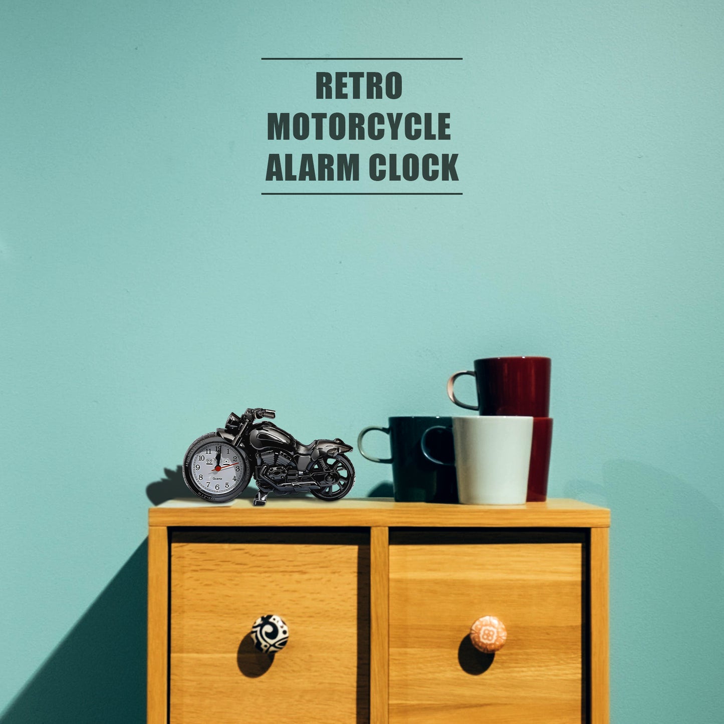 Bike style table clock