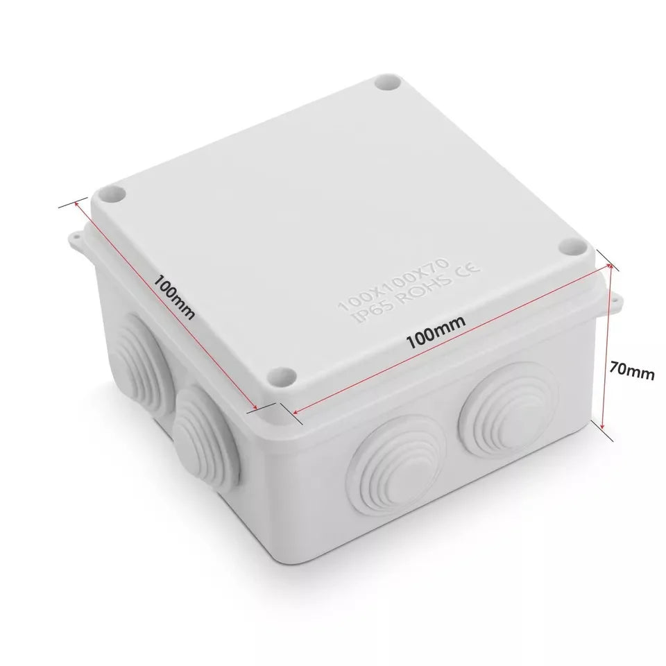 Plastic Waterproof IP65 Junction Box connection box for outdoor Electrical Boxes Enclosure ~1073