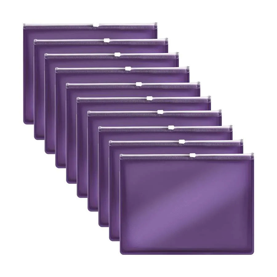 Thick Portable Plastic Zipper Storage