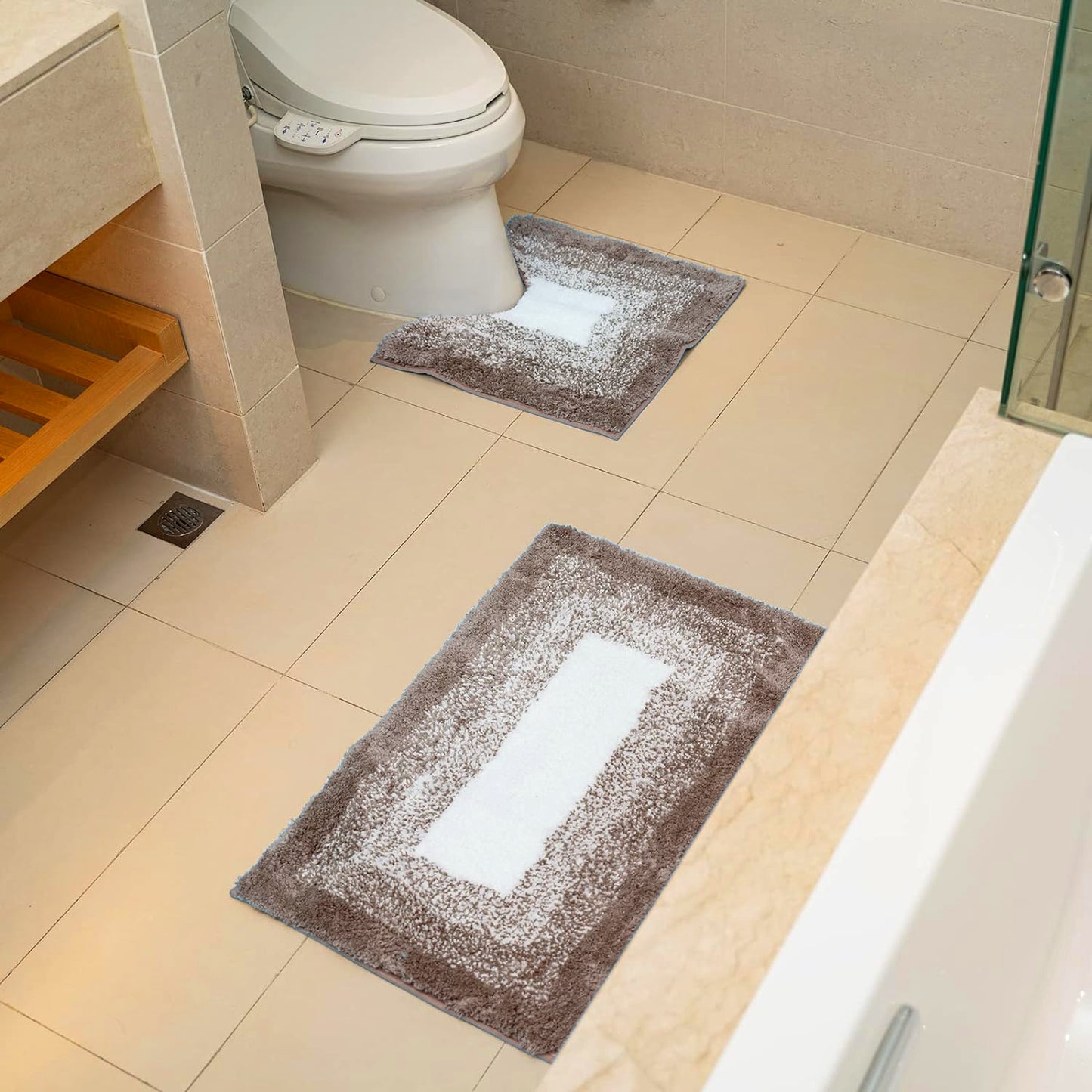 Non-slip floor mats for high traffic areas