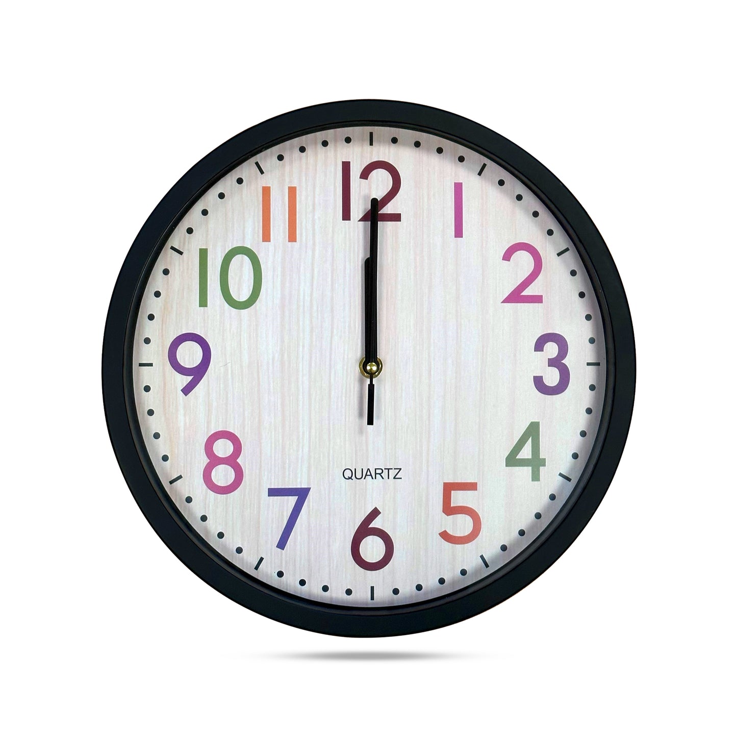 Colorful Kids Battery Operated Wall Silent Non-Ticking Number Quartz Clock~1267