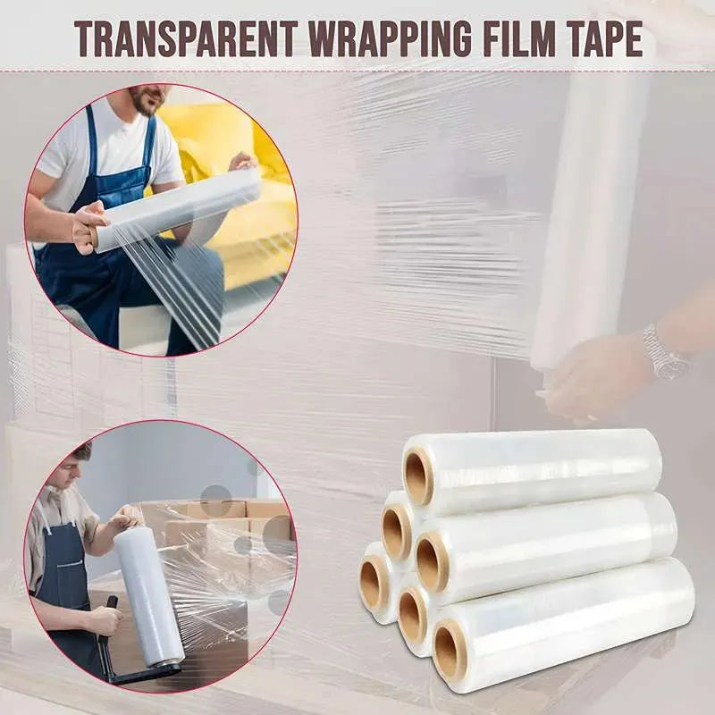1 Piece of Pallet Stretch Shrink Wrap Tape Film Roll ~1284