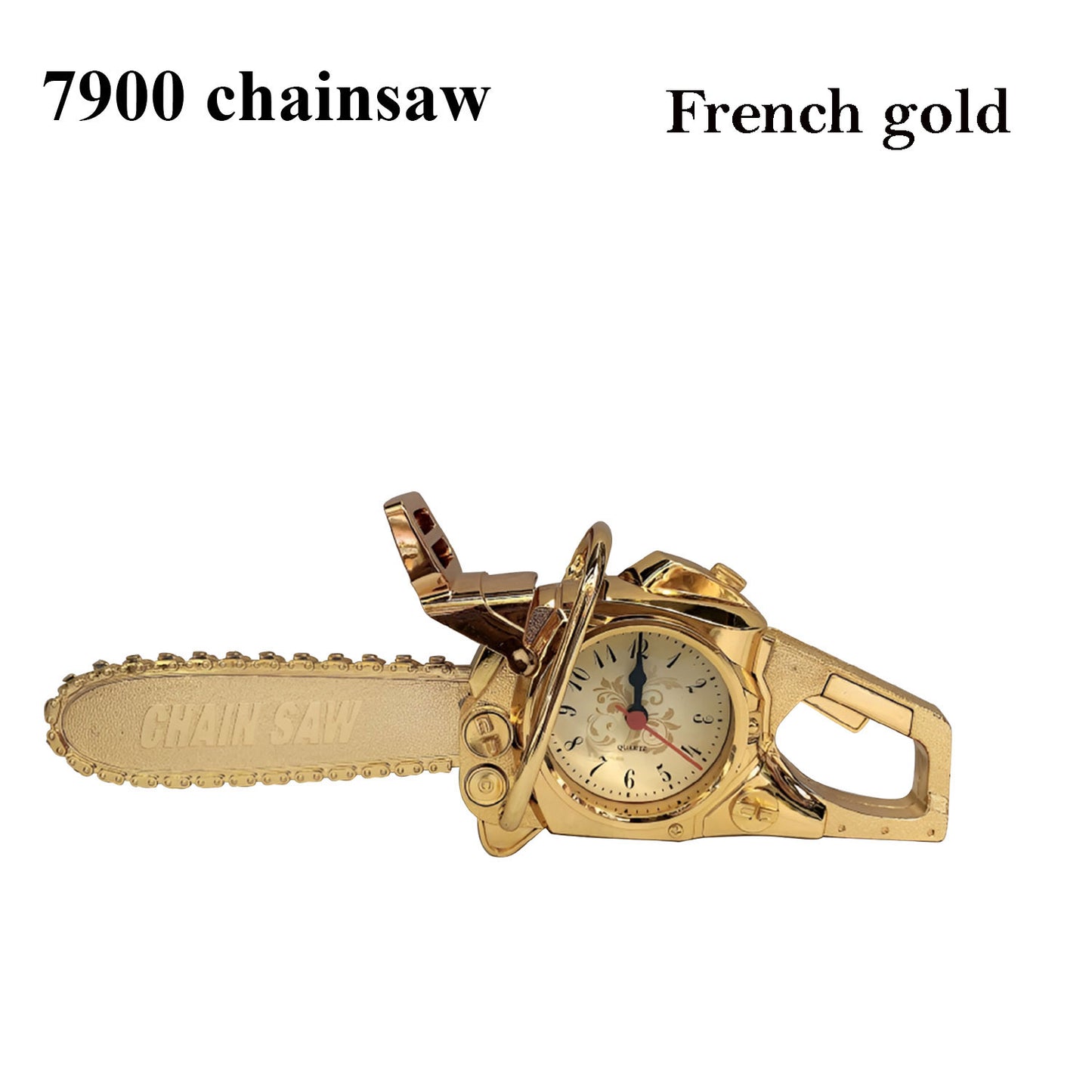 Table chainsaw Alarm Clock Battery Powered Home Bedroom Desk Clock~1250