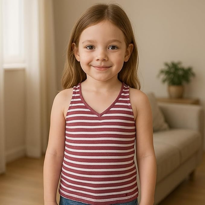 Baby Girls Sleeveless Summer Dress Casual Wear for Kids ~1318