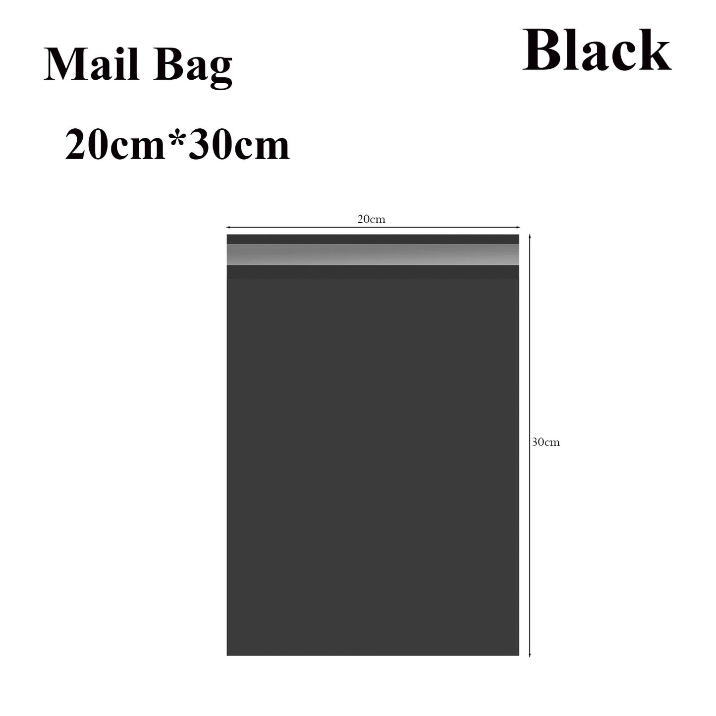 20 x 30 Cm Polythene Mail Bags Pack of 20 ~ 1065