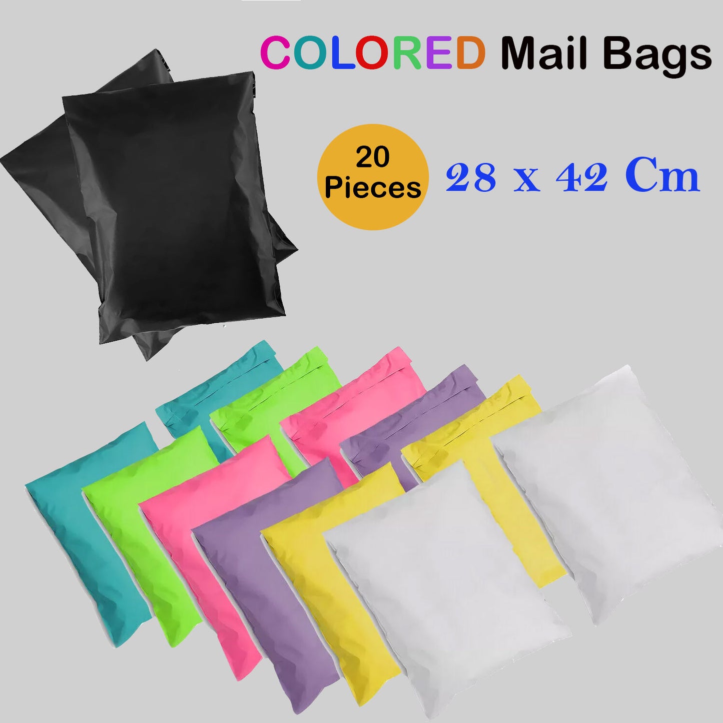 28 x 42 cm Mail bags Pack of 20 ~ 1066