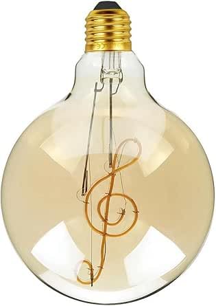 LED E27 Bulb G125 4W Music Music Filament Screw Bulb~1329