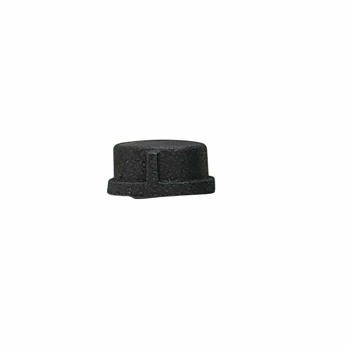 3/4 Inch BSP Malleable Iron Pipe End Cap Black - photo 3