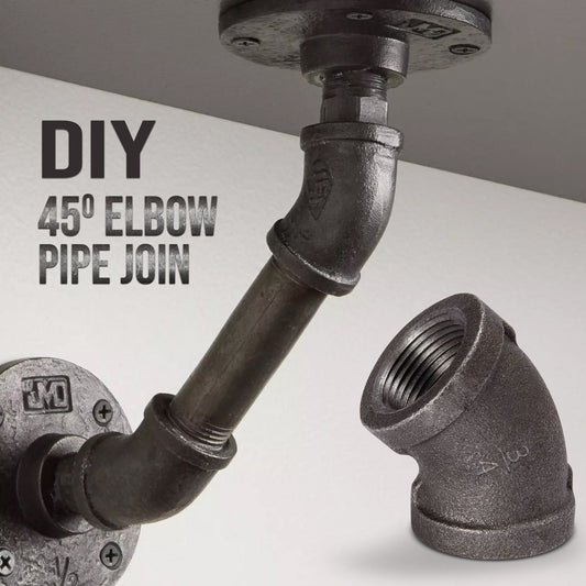 3/4 Inch Malleable Iron 45 Degree Elbow Raw - photo 2