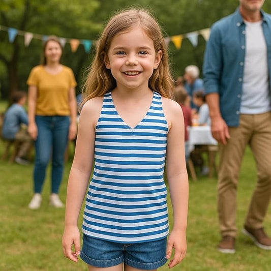 Baby Girls Sleeveless Summer Dress Casual Wear for Kids ~1318