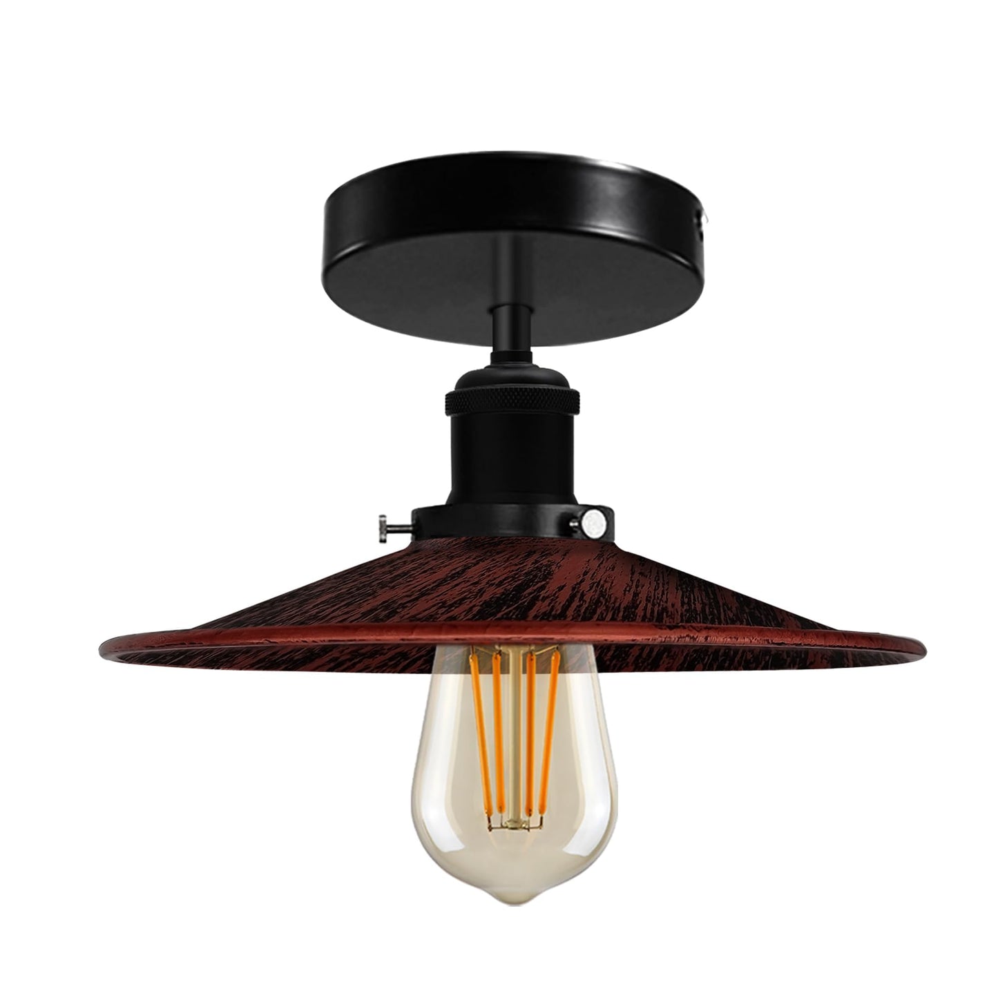Modern Semi-Flush Mount Industrial Ceiling Light - 1336
