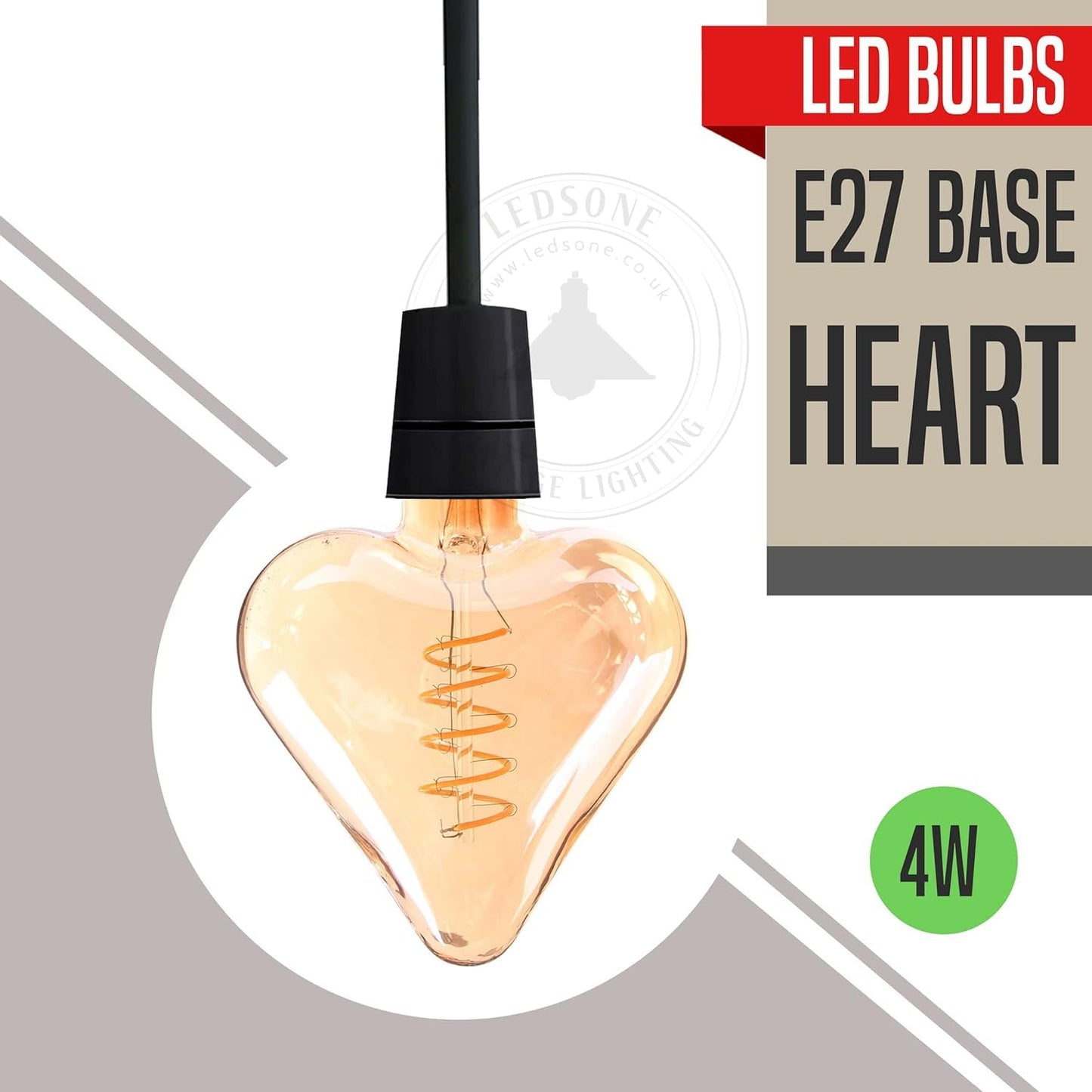 E27 LED Filament Bulb 4W Star Light Bulb Warm White ~1334