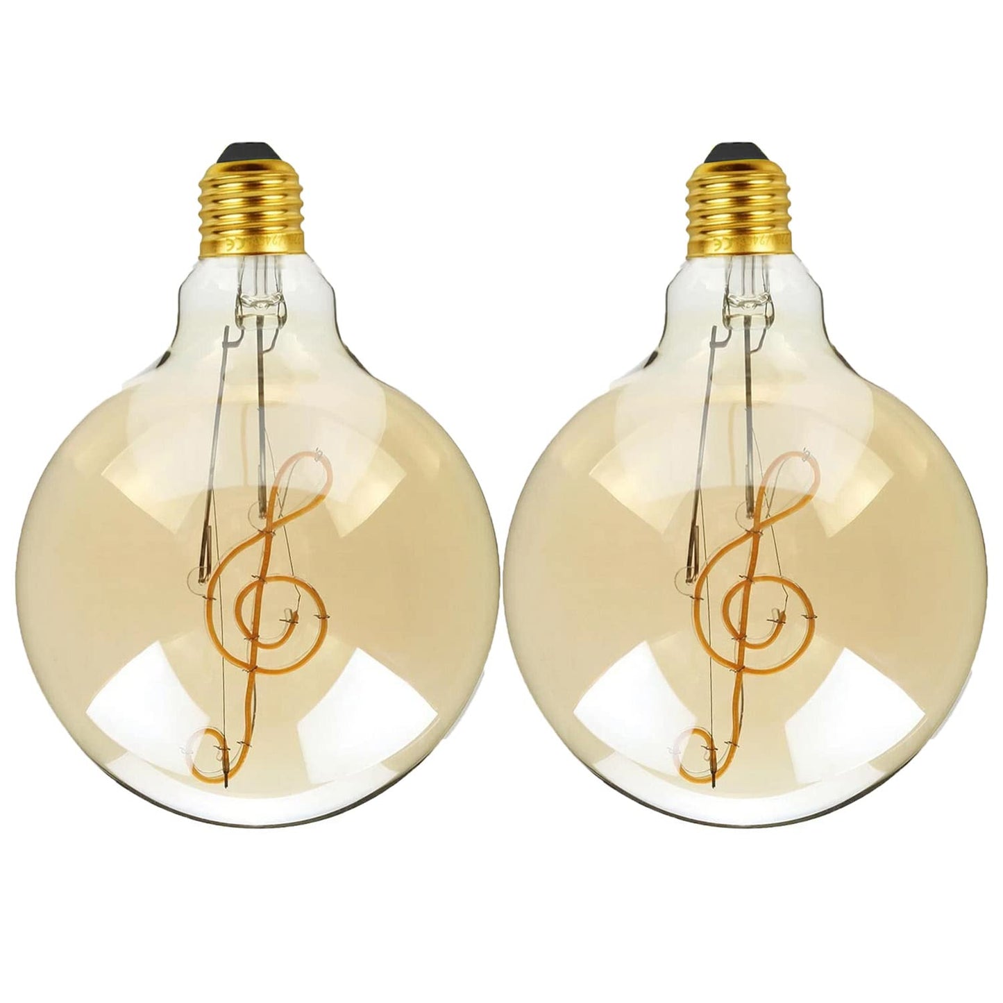 LED E27 Bulb G125 4W Music Music Filament Screw Bulb~1329