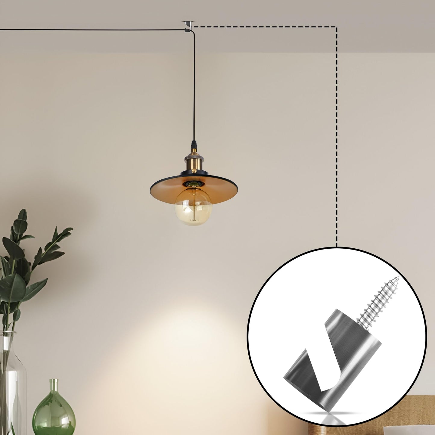 hooks for mount ceiling swag