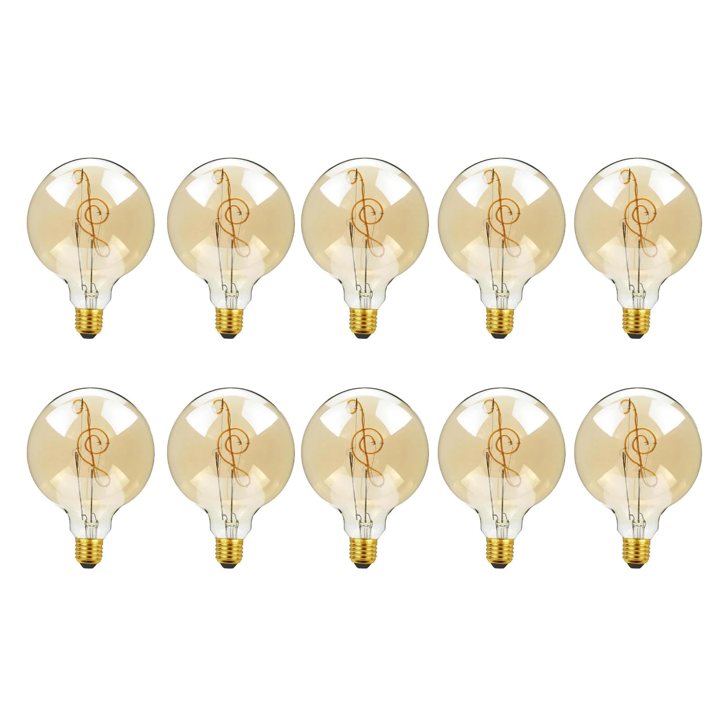 LED E27 Bulb G125 4W Music Music Filament Screw Bulb~1329