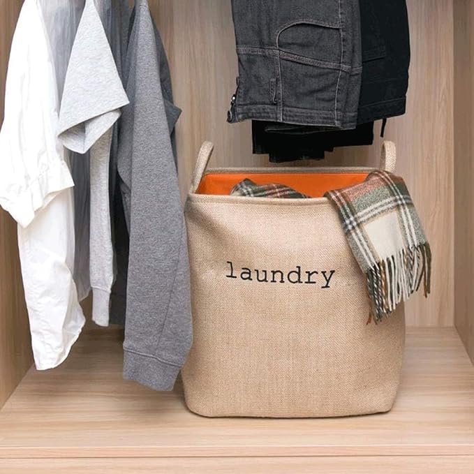 Space-saving laundry organizer with sturdy design