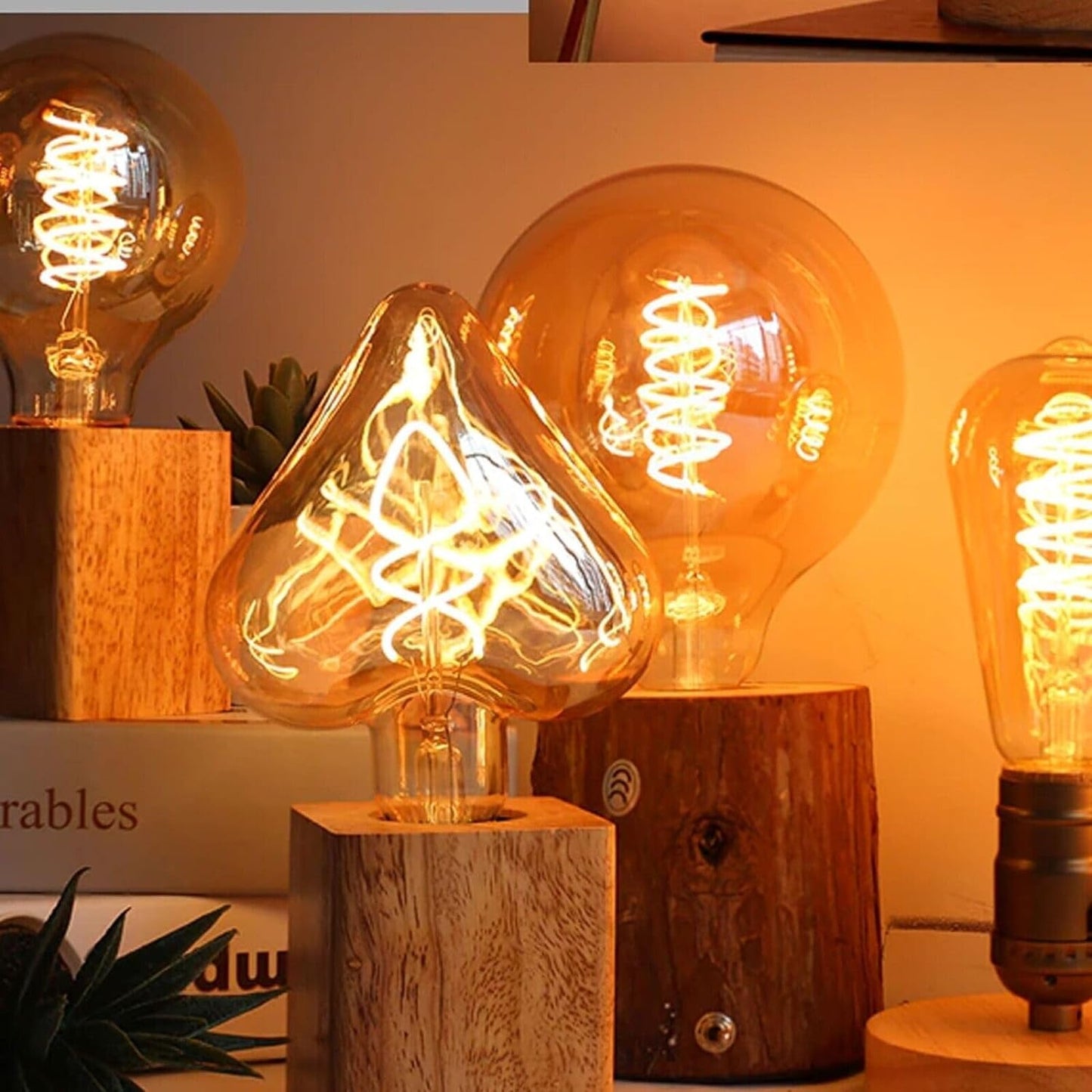 E27 LED Filament Bulb 4W Star Light Bulb Warm White ~1334