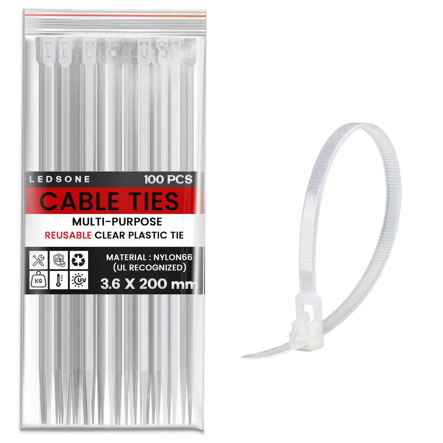 heavy nylon ties cable releasa
