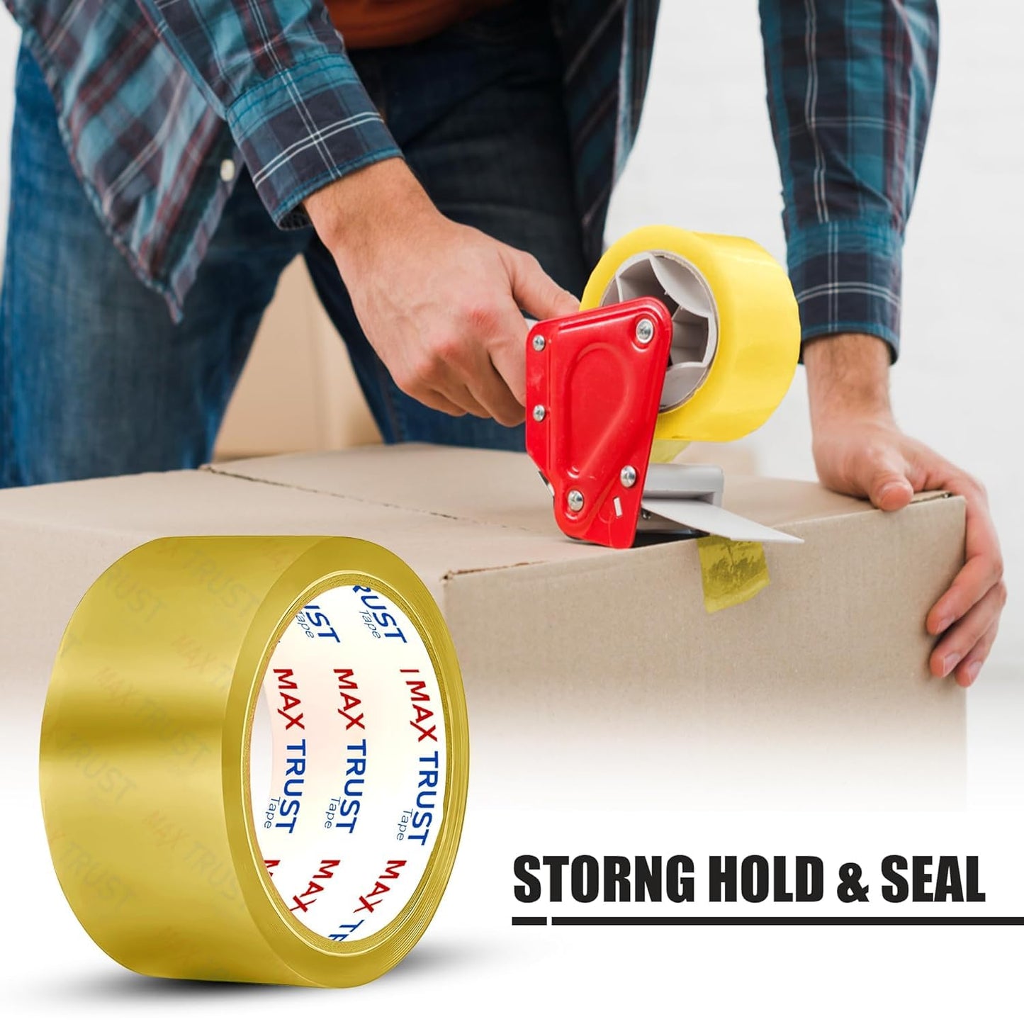 sticky strong tape x packaging