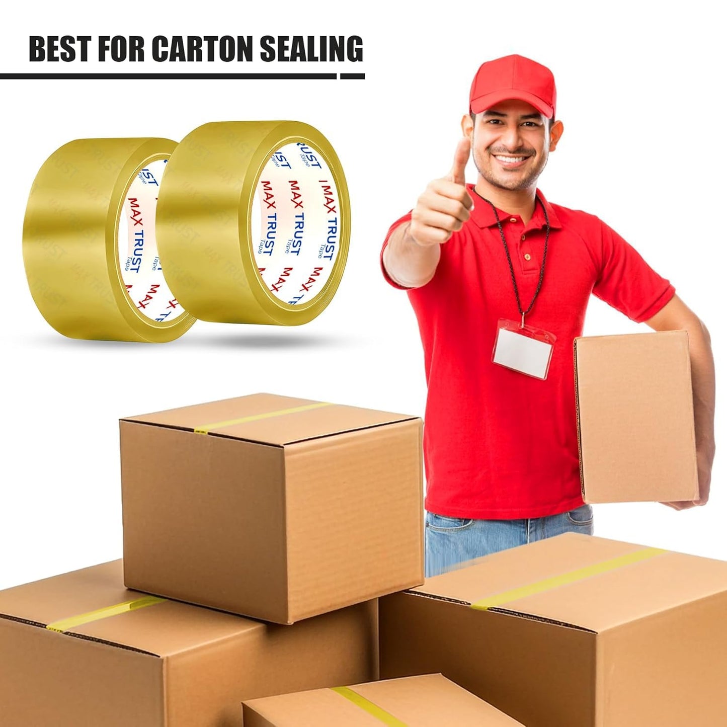 sticky strong tape x packaging