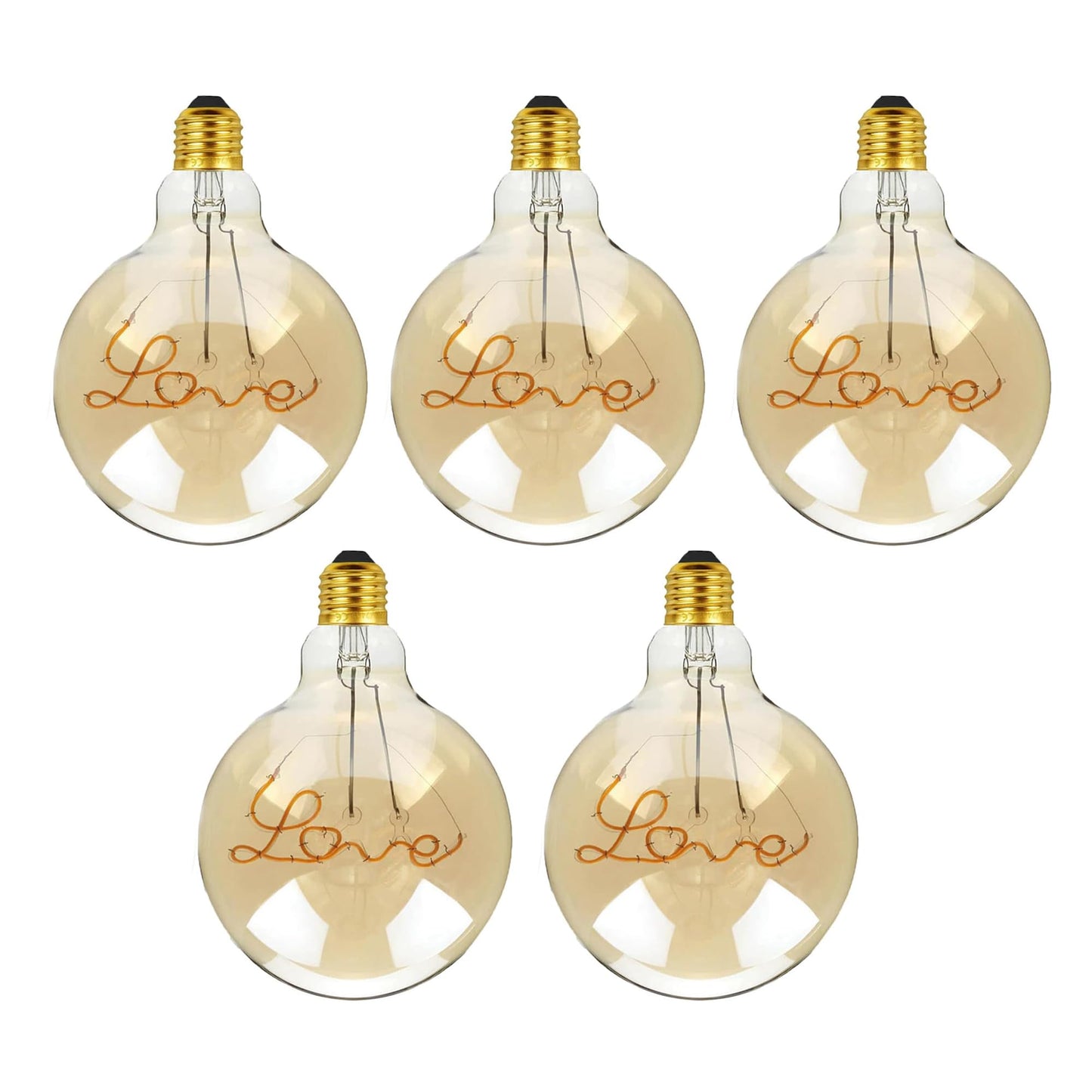 LED E27 Bulb G125 4W Music Music Filament Screw Bulb~1329