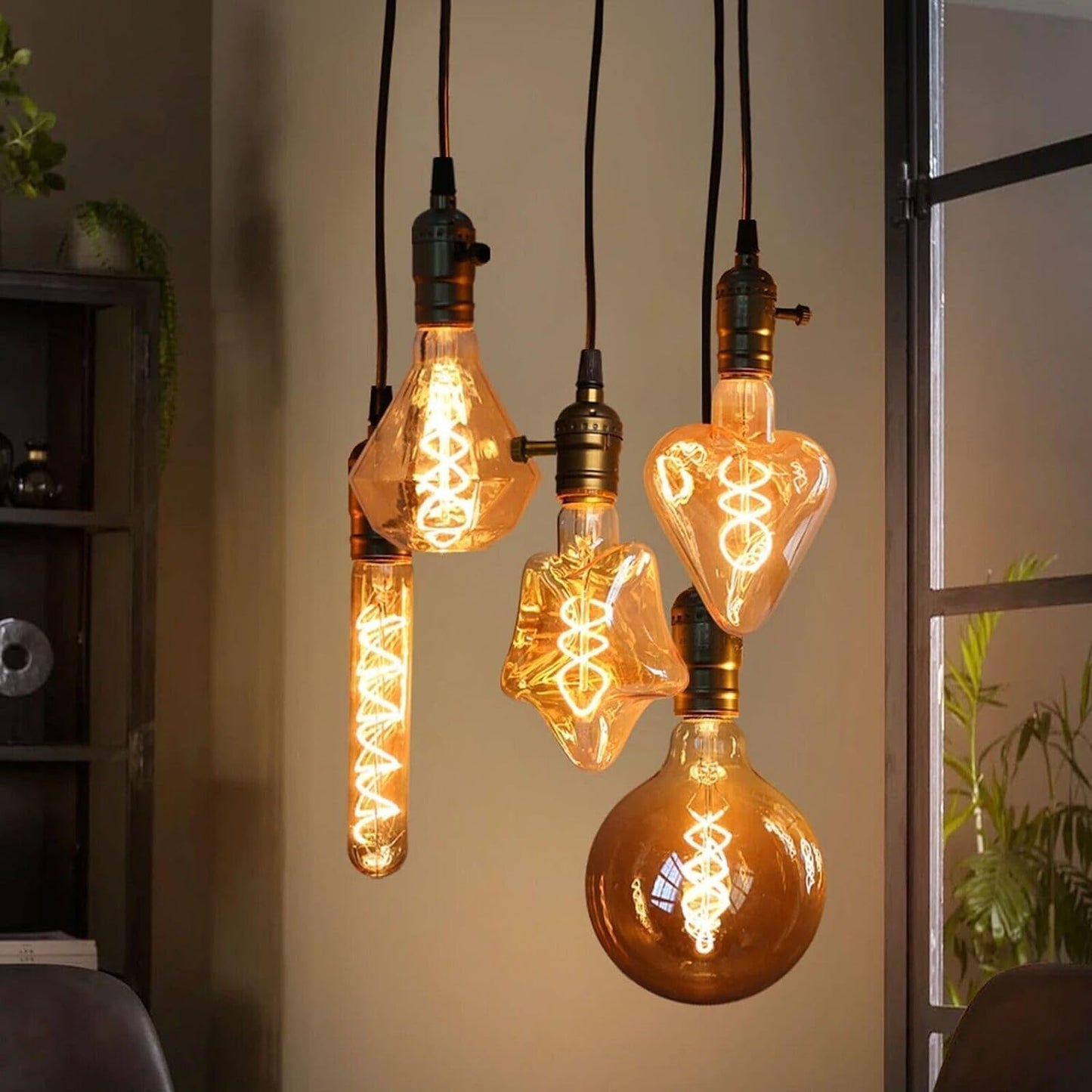 E27 LED Filament Bulb 4W Star Light Bulb Warm White ~1334