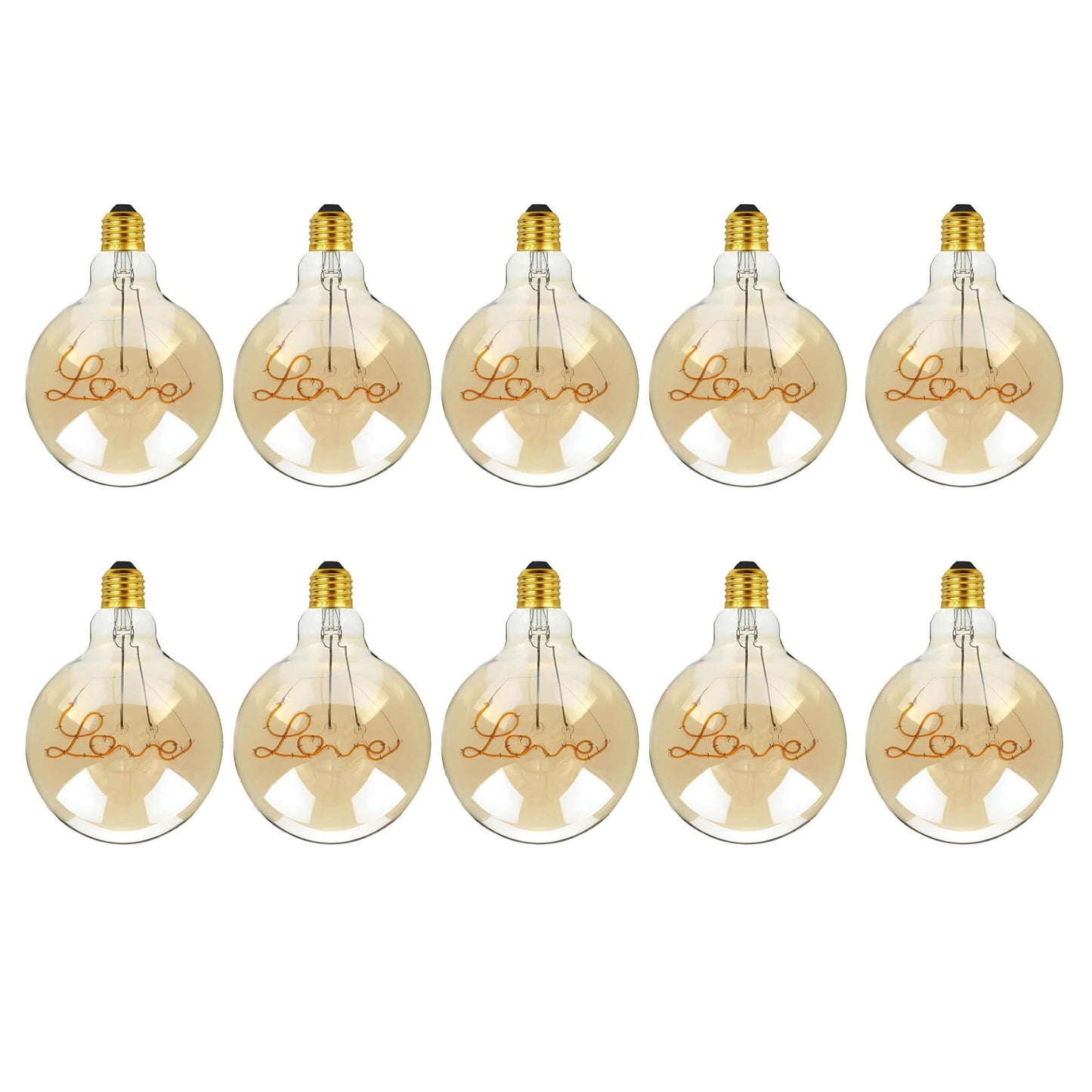 LED E27 Bulb G125 4W Music Music Filament Screw Bulb~1329