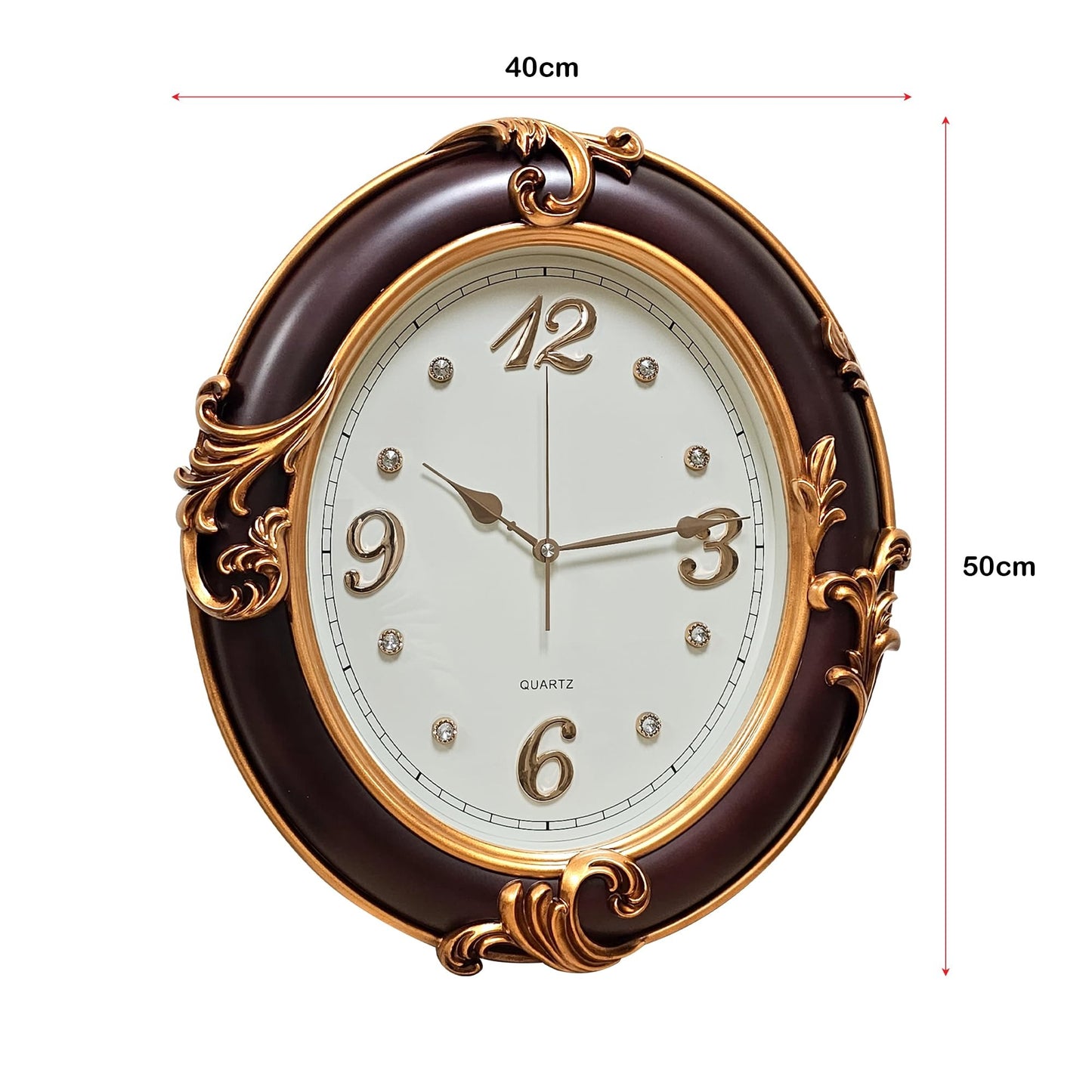 Vintage Wall Clock: Elegant Timepiece for Cozy Spaces ~1080