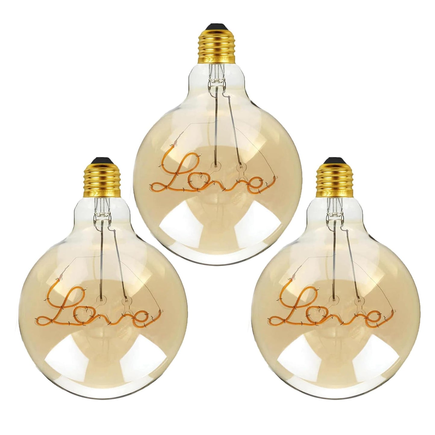 LED E27 Bulb G125 4W Music Music Filament Screw Bulb~1329