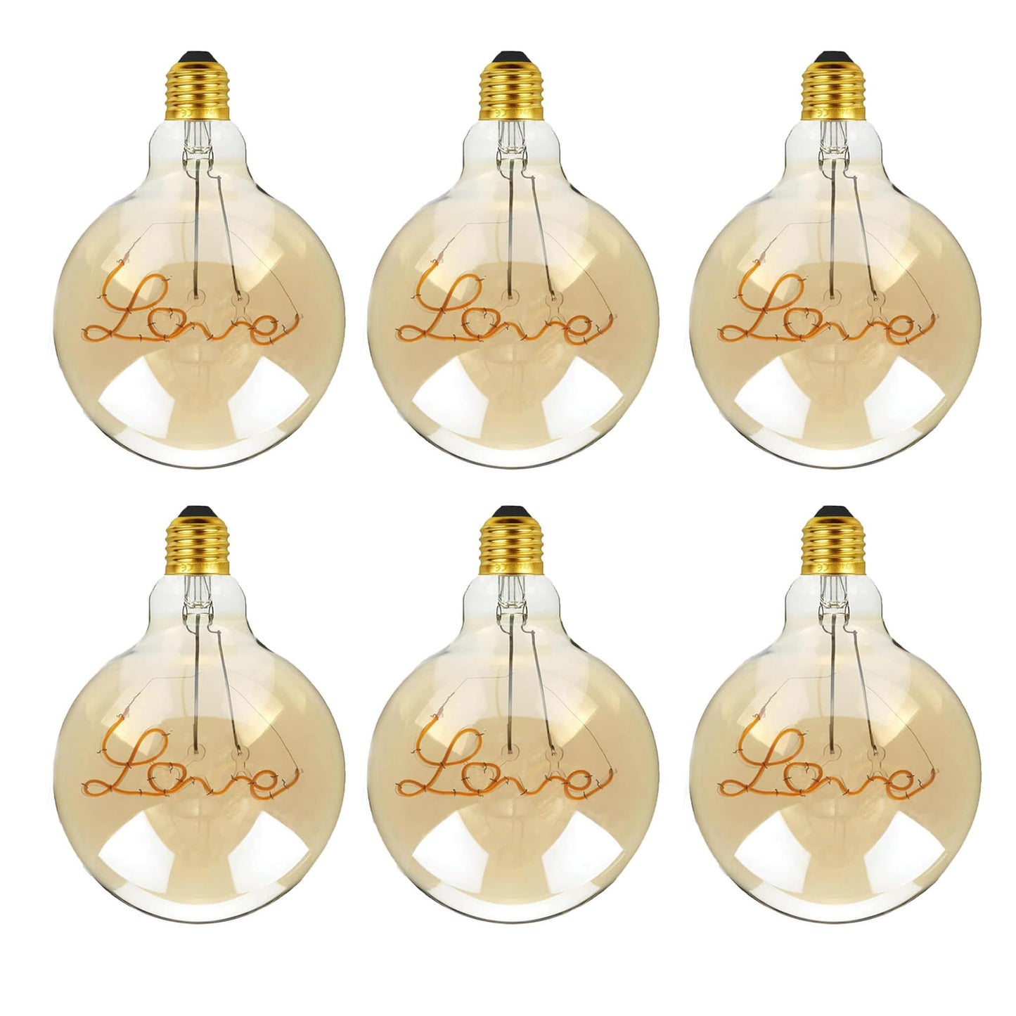 LED E27 Bulb G125 4W Music Music Filament Screw Bulb~1329