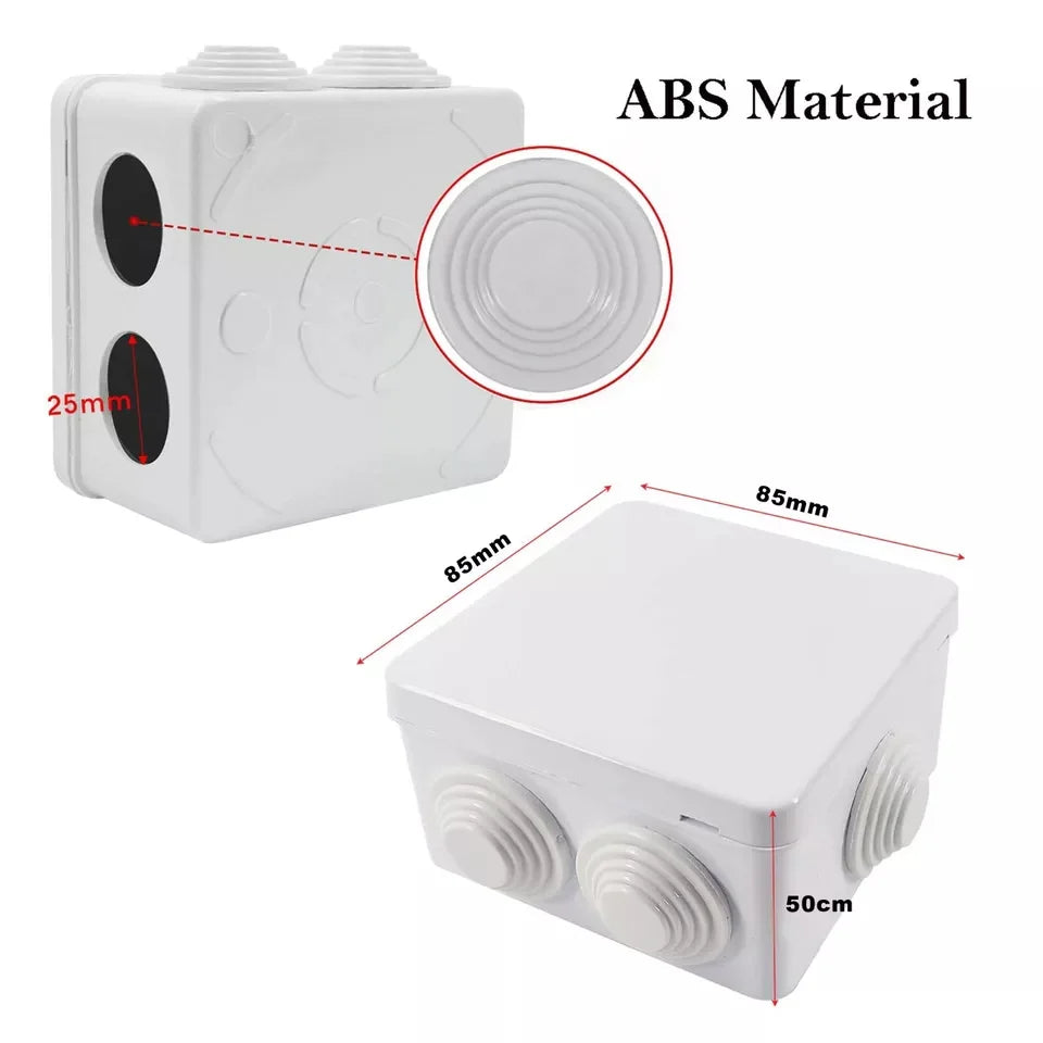 Plastic Waterproof IP65 Junction Box connection box for outdoor Electrical Boxes Enclosure ~1073