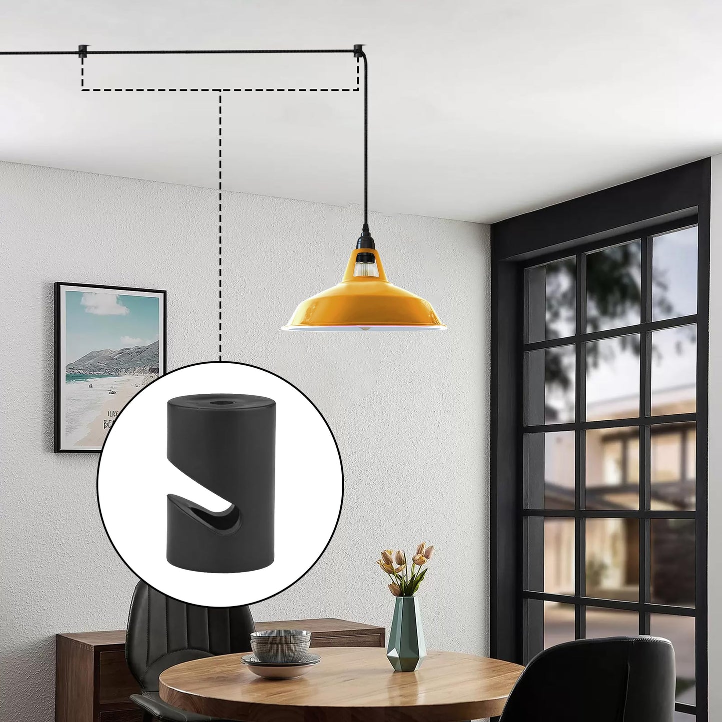 mount hooks lighting for ceili