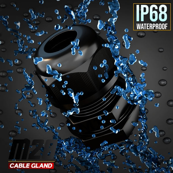 IP68 Waterproof Industrial Cable Connector: PG13.5/PG19/M16/M20 Nylon ~1063