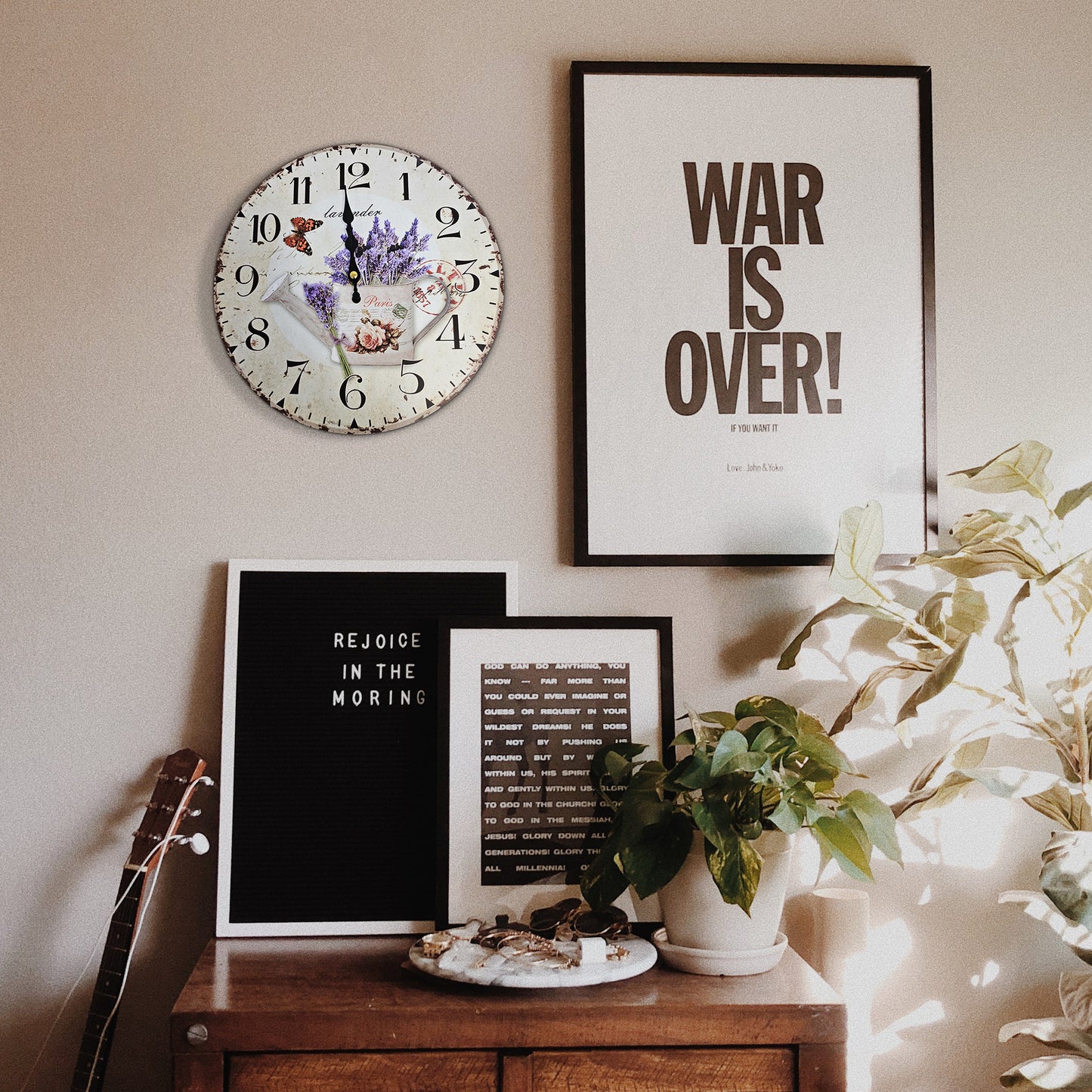 Wall Wooden Clock