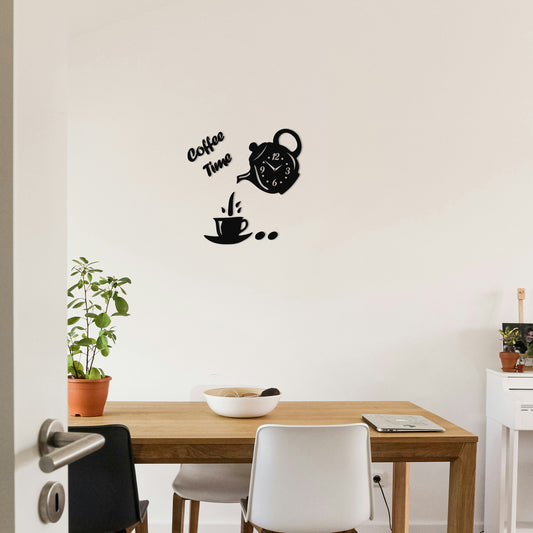 Teapot 3D Wall Decorative Clock