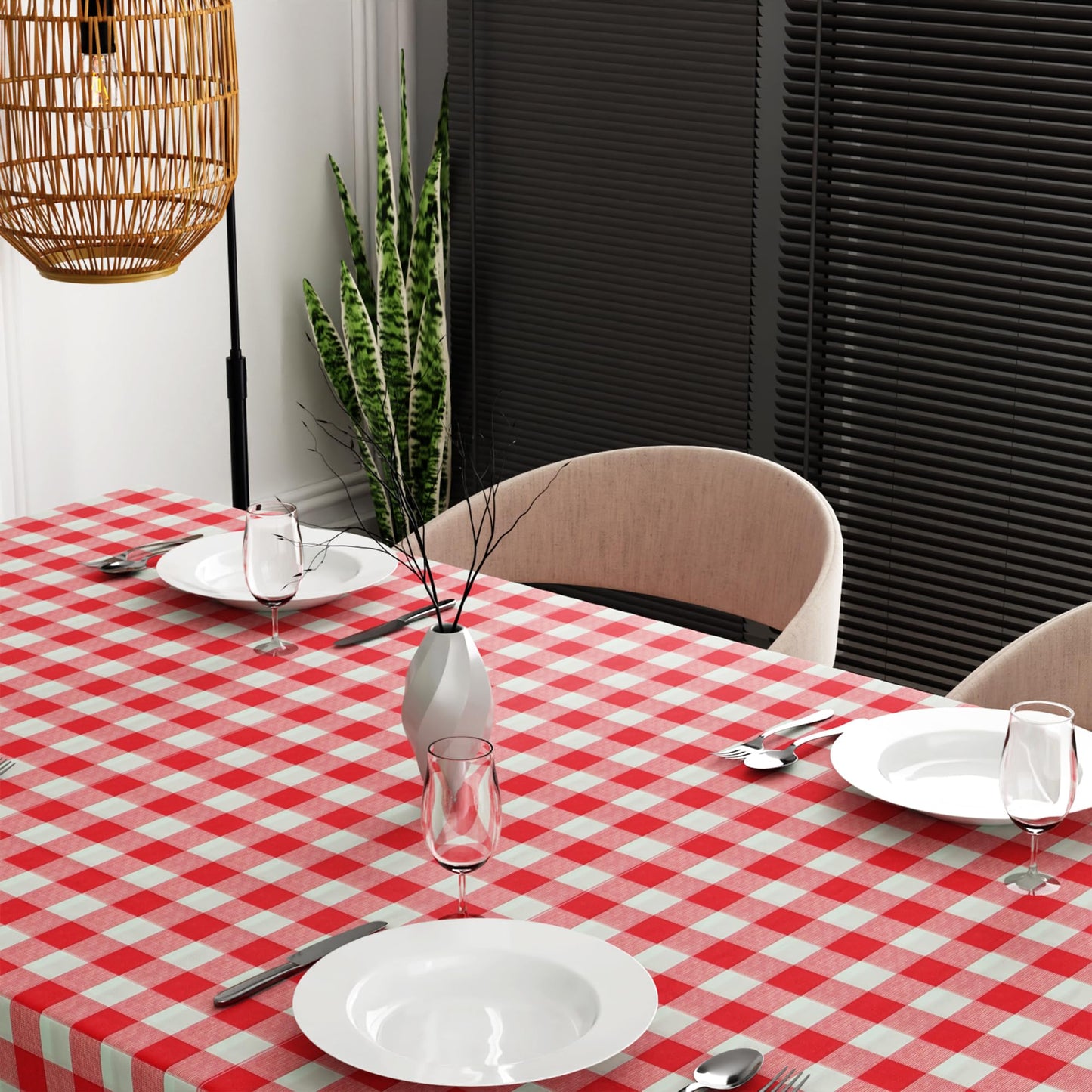 Fabric Christmas tablecloth