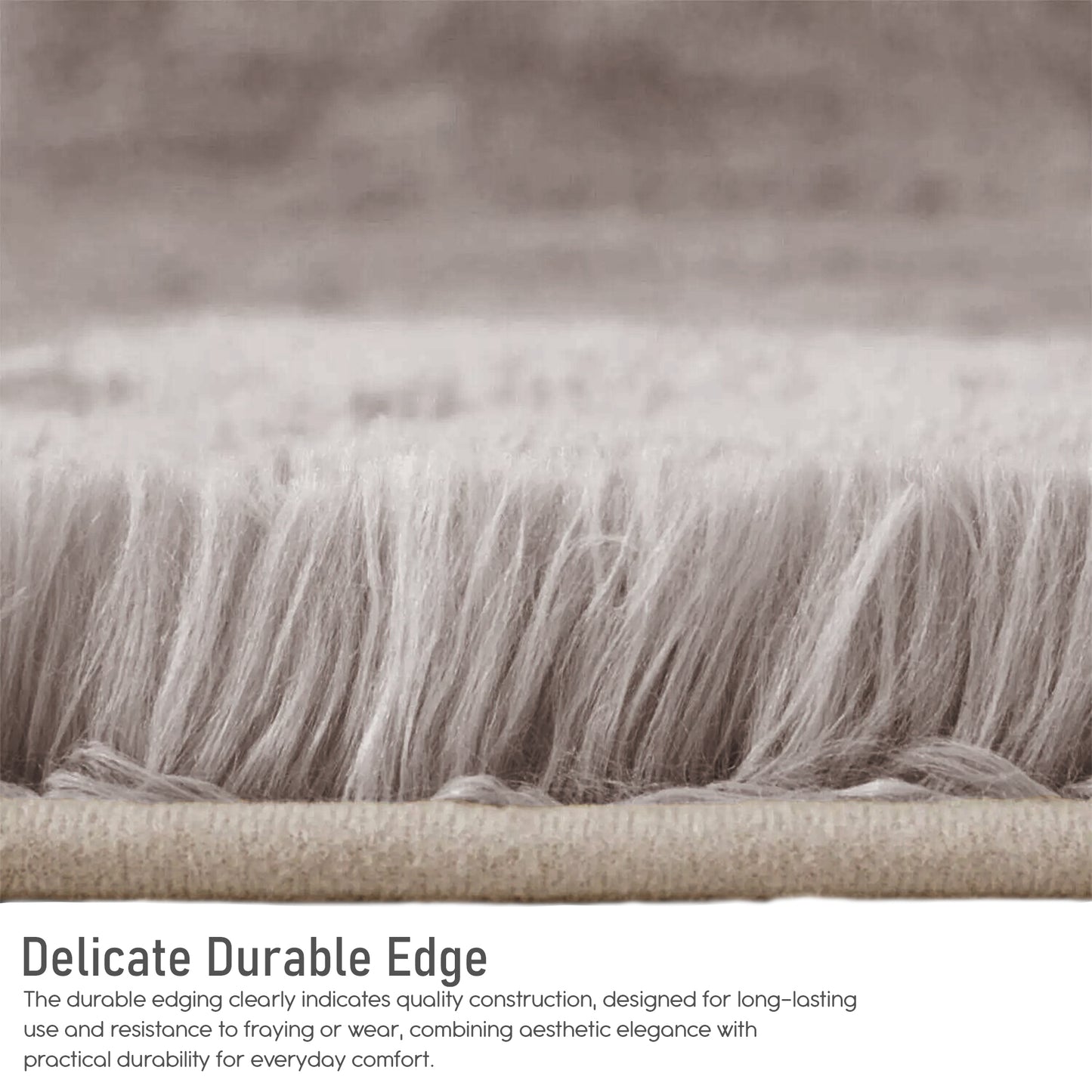 Microfiber Soft Fluffy Floor Mat: Heavy-Duty, Washable & Non-Slip ~1224