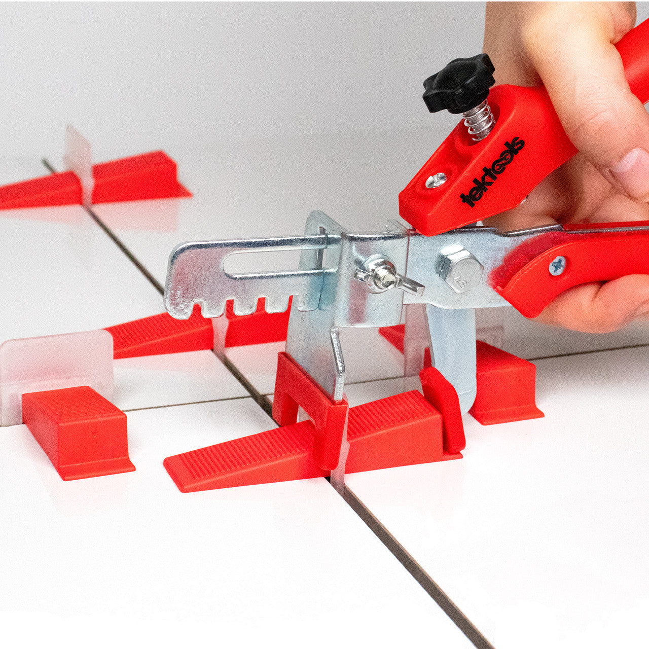 100pcs Tile Leveling Wedges for Floor & Wall Tiles Reusable Plastic Tile Spacers for Precise Installation ~1170