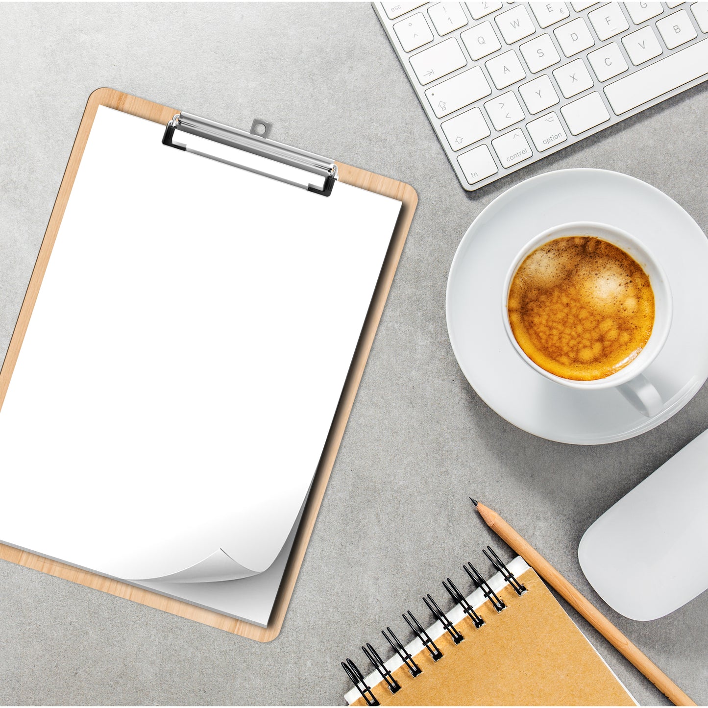 Wooden Hardboard Writing clipboard