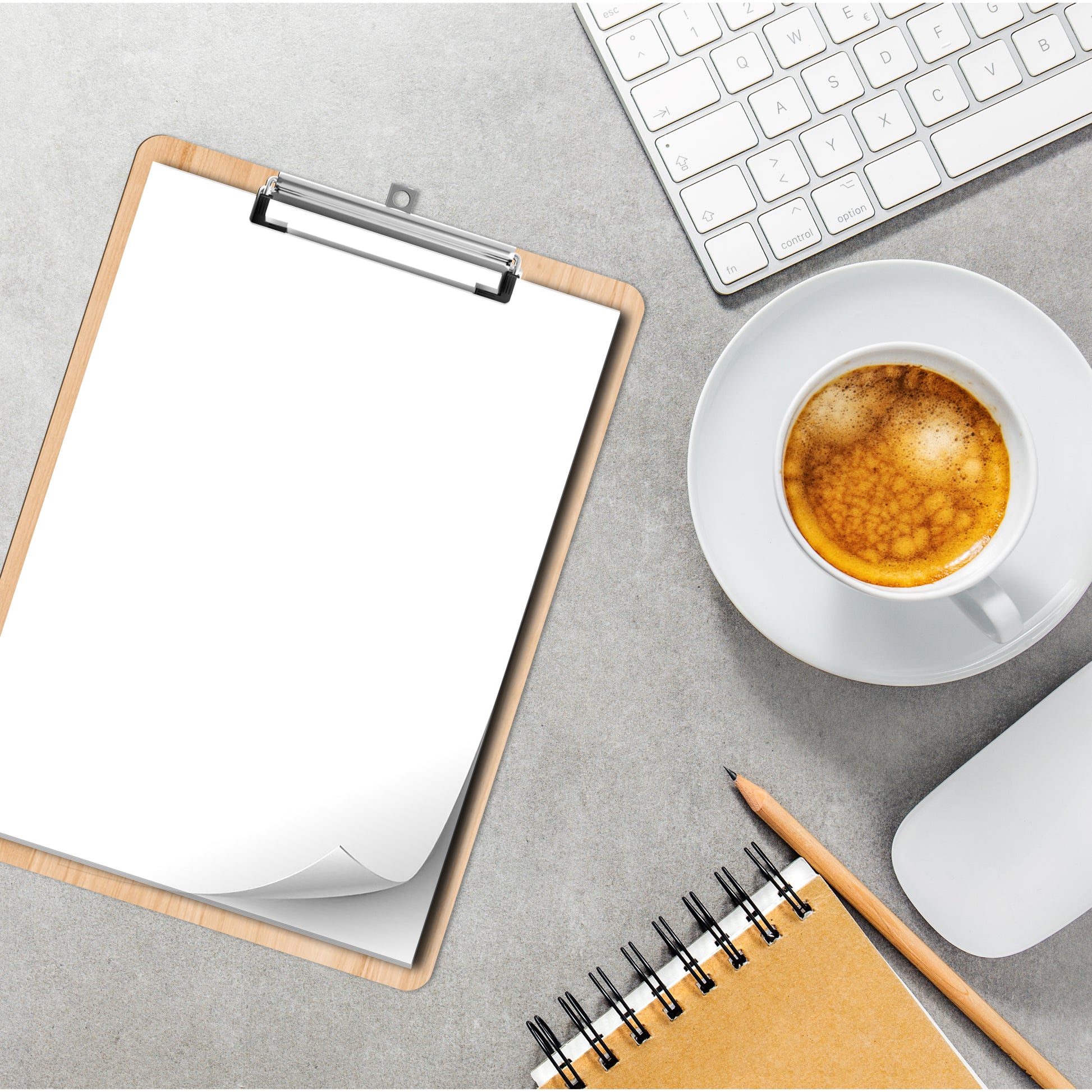 Wooden Hardboard Writing clipboard