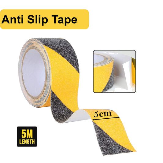 Anti Slip Self Adhesive Hazard Safety Tape High Traction Grip 5cm X 5m~1118