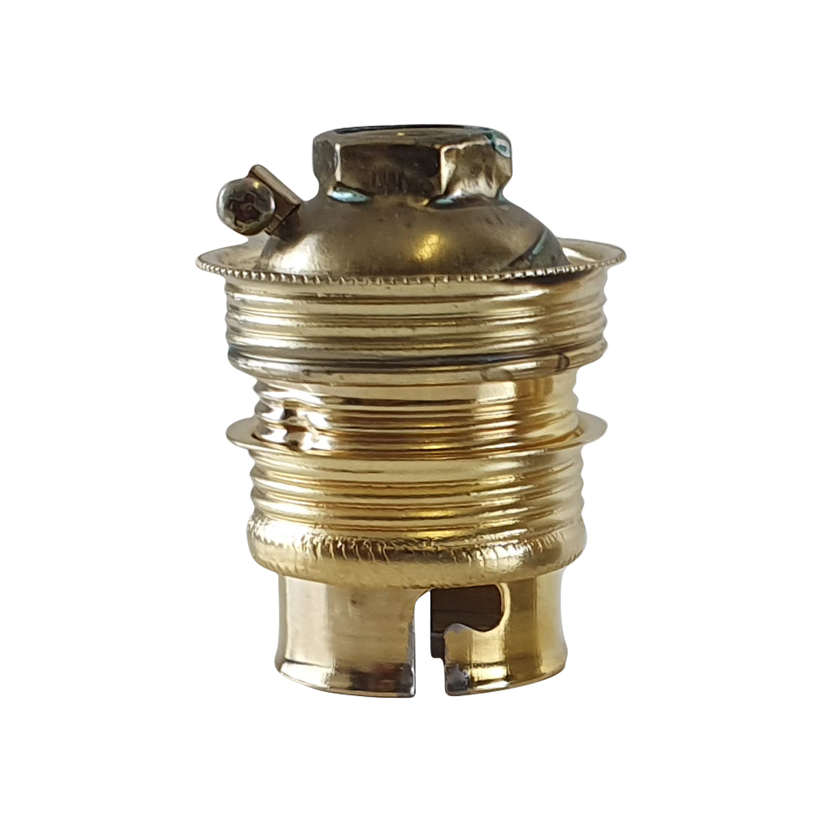 B22 Bayonet Brass Lamp Holder – 10A 240V, for Pendants