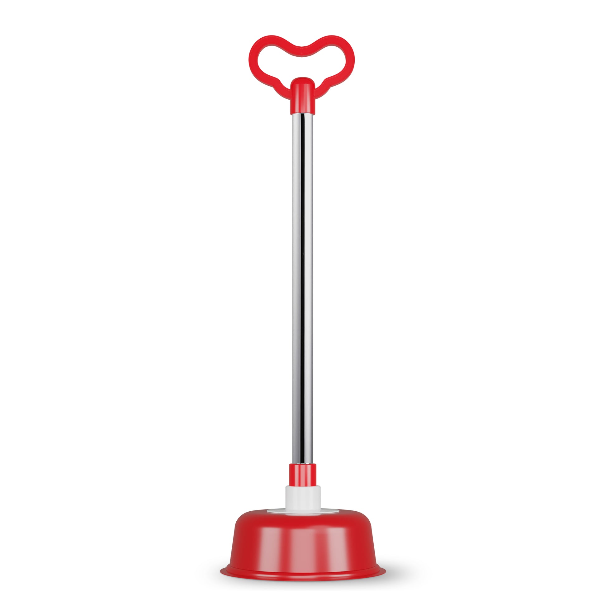Toilet pump plunger for easy unblocking