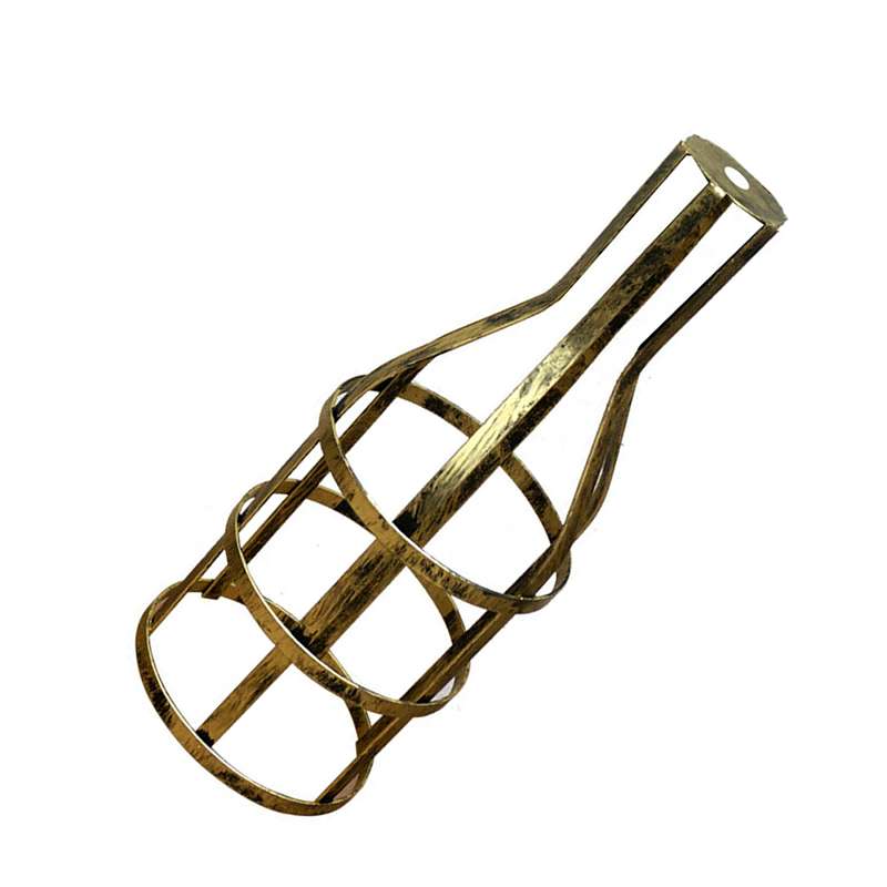 Bottle Cage Lamp Shade – Brushed Brass - photo 3