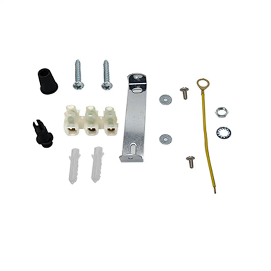 Ceiling Light Strap Bracket with Fixing Kit – 40 to 295 mm - Standard Kit, Black, Single