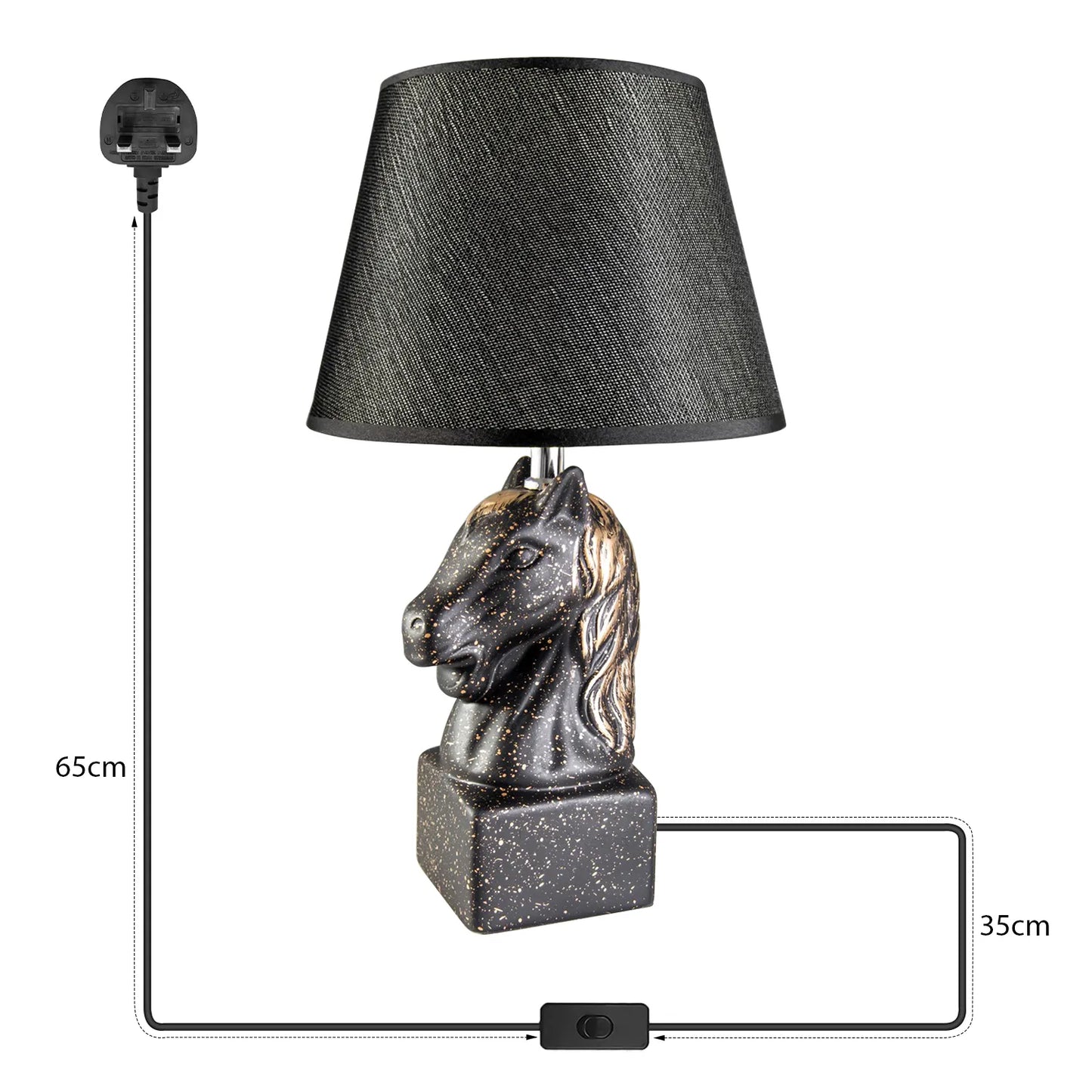 LED touch bedside lamp with dimmable RGB colors