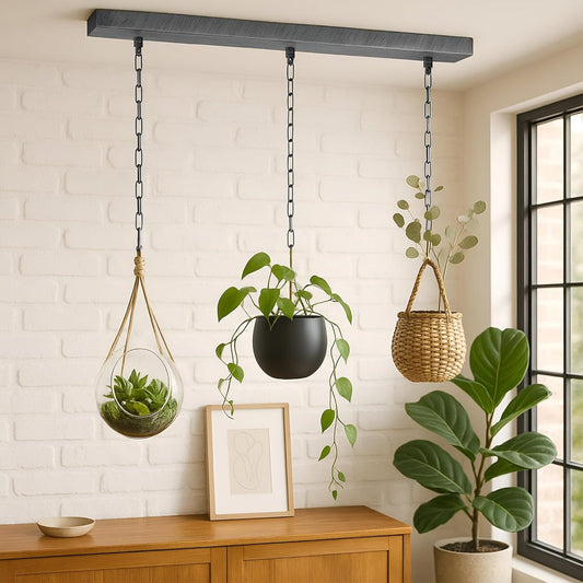 Pendant Light Chain 50 cm with Ceiling Connector & Lock – 5 Finishes - photo 2