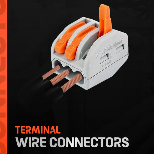 Compact Lever Wire Connectors 32A – 2, 3 & 5 Way, Grey - photo 2