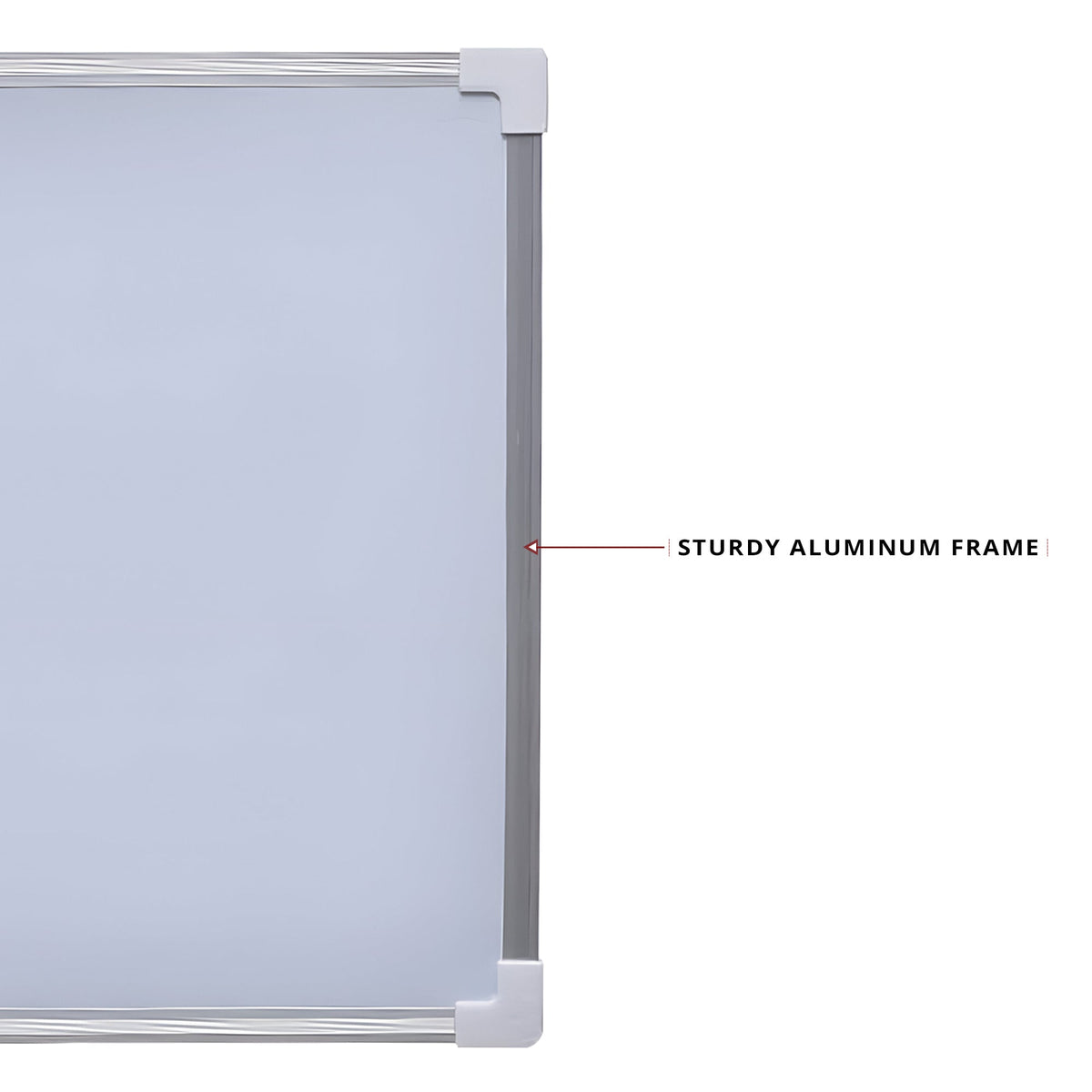 Magnetic Dry-Wipe Whiteboard 20 x 30 cm – Aluminium Frame - photo 4