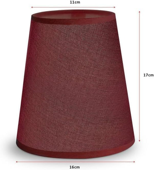 Fabric Lamp Shade 16-30 cm – Linen, Pleated or Cone, Easy Fit - photo 2